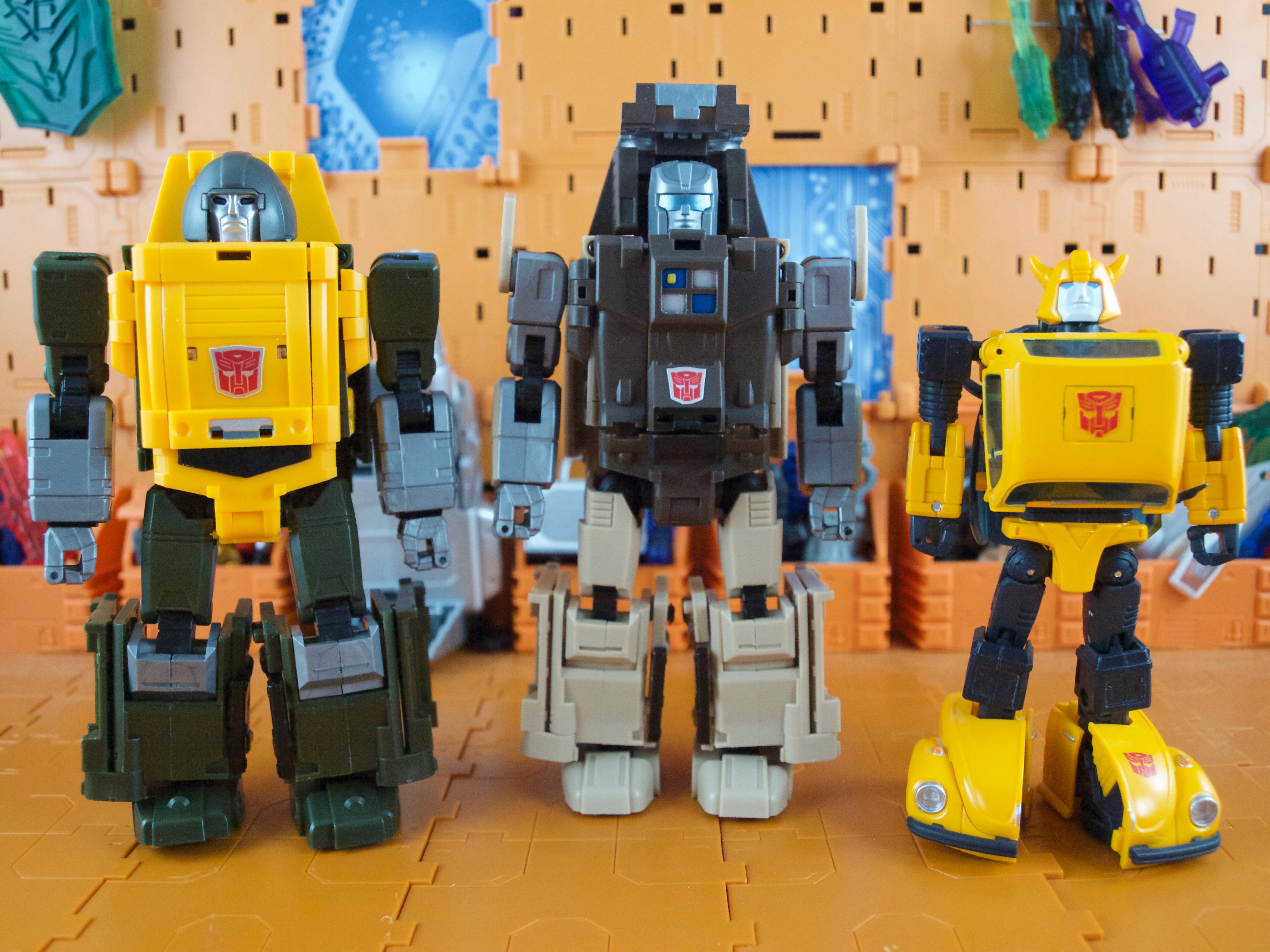 Brawny, Backland & Bumblebee robot mode